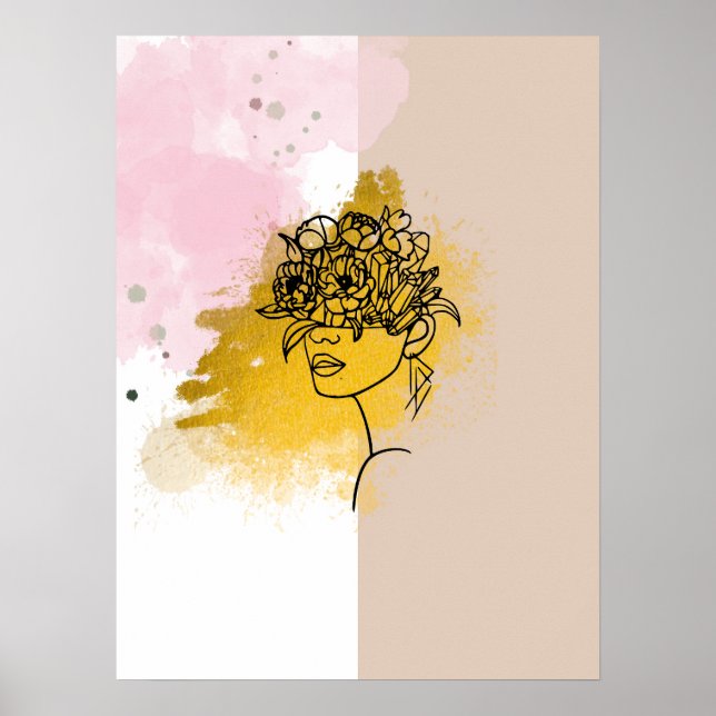 Poster Art abstrait coloré (Devant)