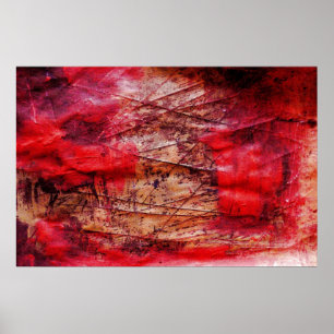 Poster Art Abstrait d'origine Imprimer - Moderne Contempo