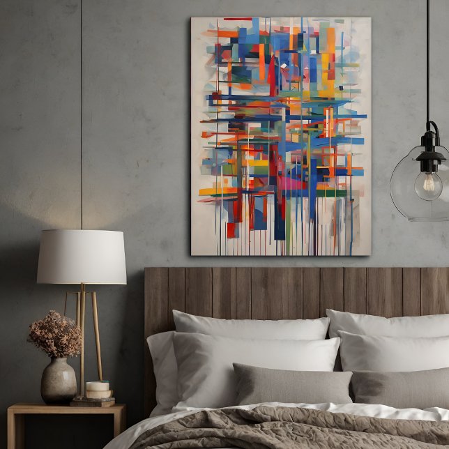 Poster Art Abstrait géométrique moderne (Créateur téléchargé)