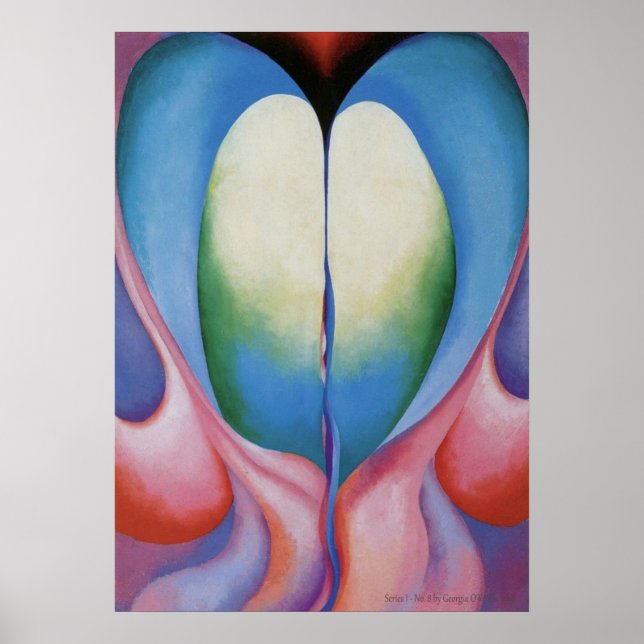 Poster Art Abstrait - Georgia O'Keeffe (Devant)