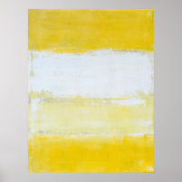 Art Abstrait gris et jaune 'Snap Shot'