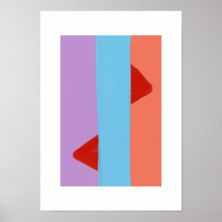 Poster Art abstrait minimaliste par RRW #8, 2026.