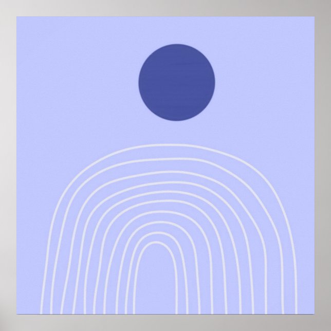 Poster art abstrait moderne (Devant)