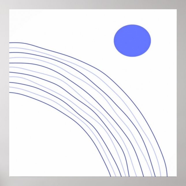 Poster art abstrait moderne (Devant)