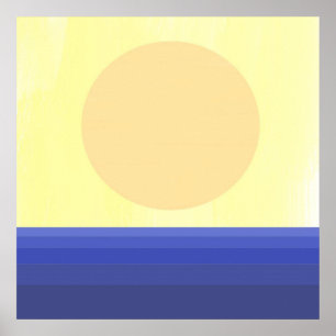 Poster art abstrait moderne