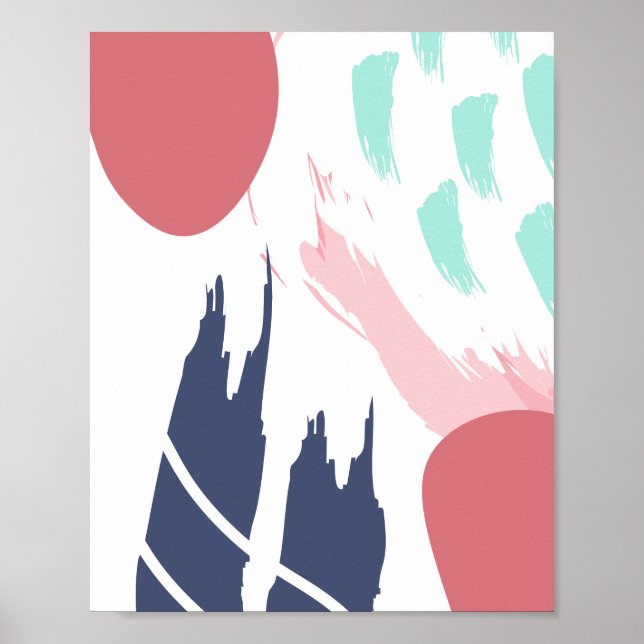 Poster Art Abstrait moderne (Devant)