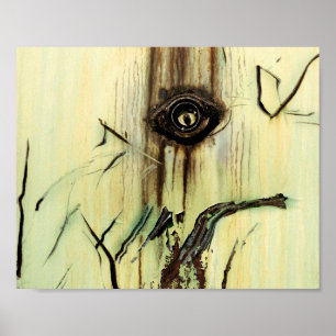 Poster Art Abstrait rouille - Amusement Cool unique