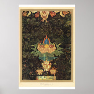 Poster Art asiatique classique Offres hindoues du XVIIe s