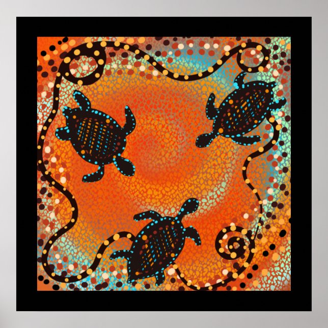 POSTER ART AUSTRALIE   (Devant)