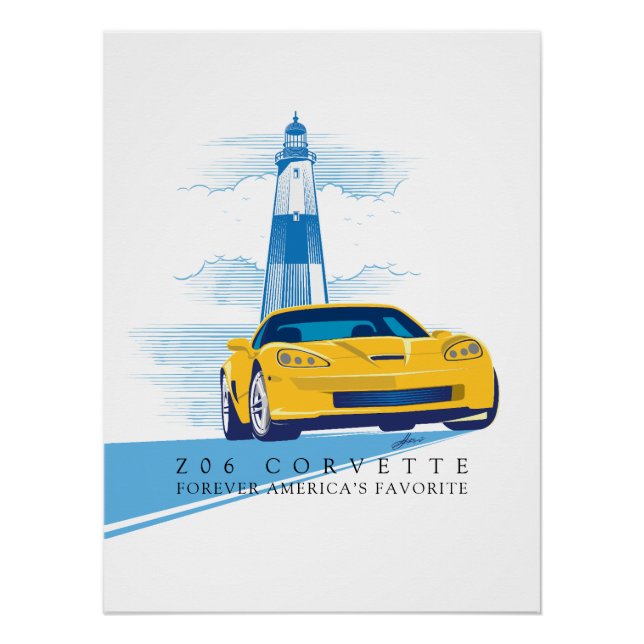 POSTER ART AUTO ZEE-O-SIX ÉLÉGANT (Devant)