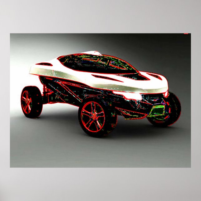 Poster Art automobile (Devant)