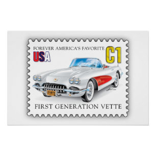 POSTER ART AUTOMOBILE C-ONE