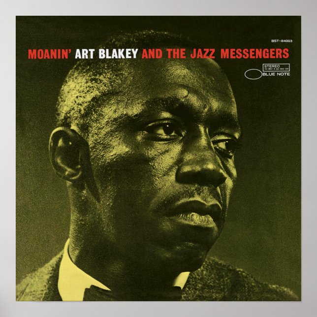 Poster Art Blakey Moanin Jazz Vintage (Devant)