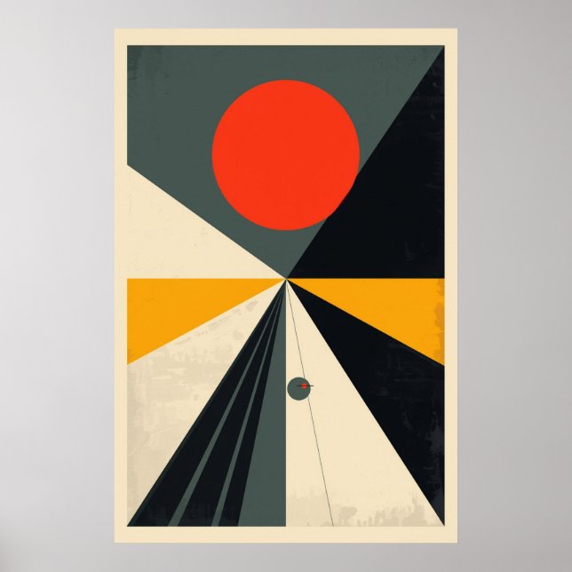 Poster Art contemporain du Bauhaus (Devant)