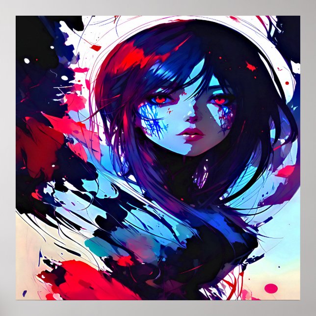 Poster Art couleur foncée (Devant)