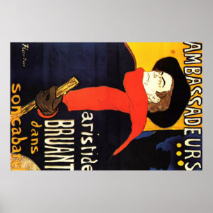 Poster Art d'affiche de Toulouse Lautrec
