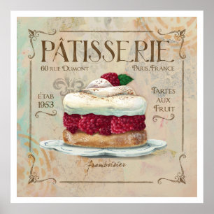 Poster Art d'affiche du Patisserie I