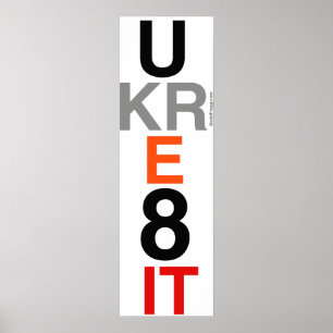 Poster Art d'affiche d'UKRE8IT (vous le créez)