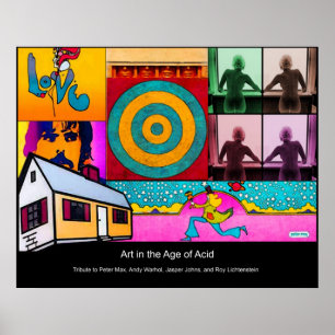 Poster Art dans l'âge de l'acide