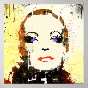 Poster Art de bruit d'AFFICHE Patriciastore "portrait de