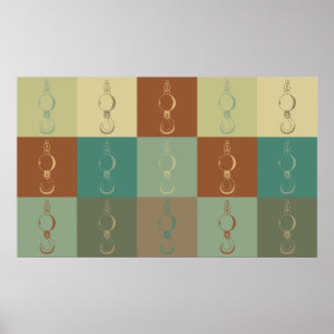 Poster Art de bruit de grue