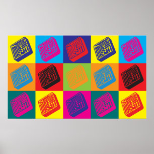 Poster Art de bruit de l'électronique