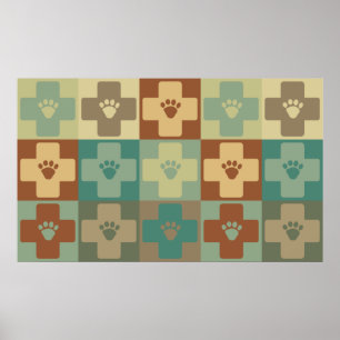 Poster Art de bruit de médecine vétérinaire