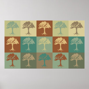 Poster Art de bruit des sciences de l'environnement