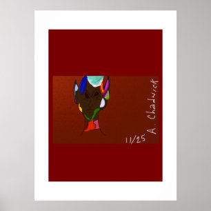 Poster Art de carte elfique