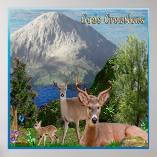 Poster Art de cerf