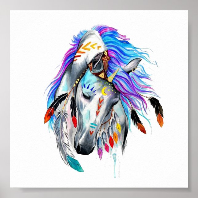 Poster Art de cheval  (Devant)
