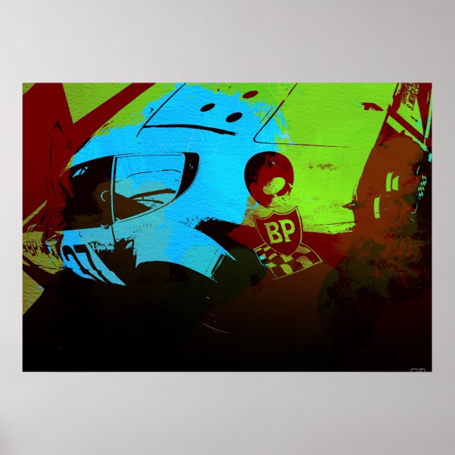 Poster Art de course vintage (Devant)
