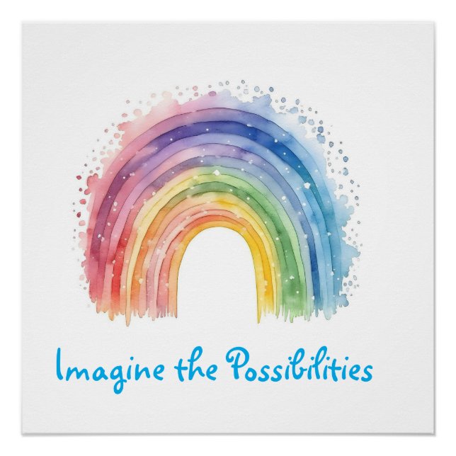 Poster Art De Debi, Rainbow (Devant)