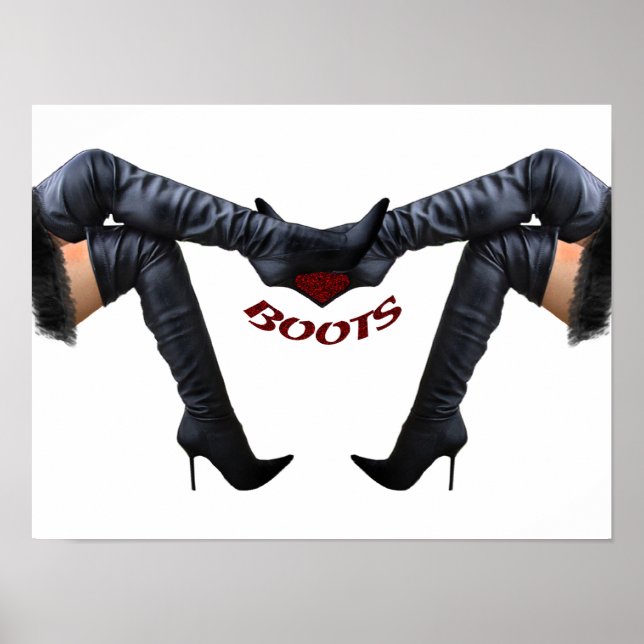 Poster Art de démarrage Stiletto élégant (Devant)