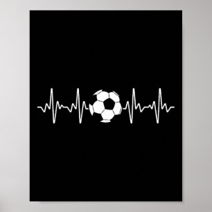 Poster Art de football cool pour hommes femmes amateur de