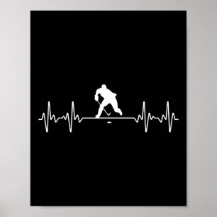 Poster Art de hockey sur glace cool pour hommes femmes jo