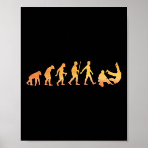 Poster Art de Jiu Jitsu drôle pour hommes femmes enfants