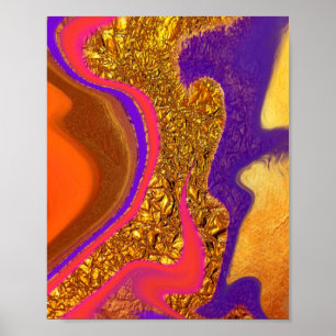 Poster art de la couleur vibratoire
