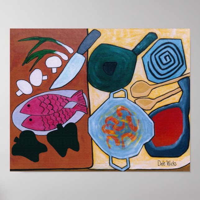 Poster Art de la cuisine (Devant)
