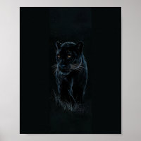 Art de la faune de la Panthère noire