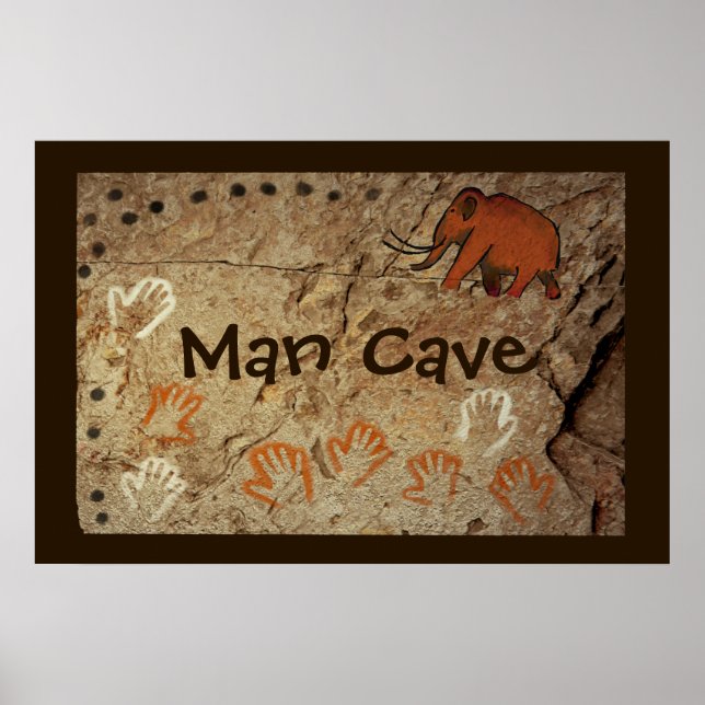 Poster Art de la grotte glaciaire (Devant)