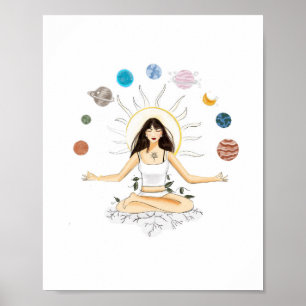 Poster art de la méditation