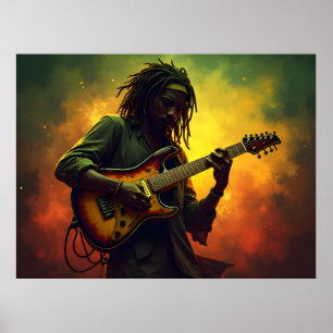Poster art de la musique reggae