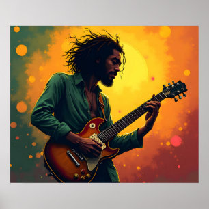 Poster art de la musique reggae