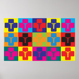 Poster Art de la pop en médecine