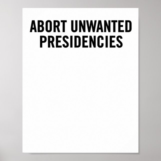 Poster Art de la résistance politique - Abandonner les pr (Devant)