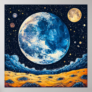 Poster 🌌 Art de l'Espace Cosmique pour l'Imagination Mod