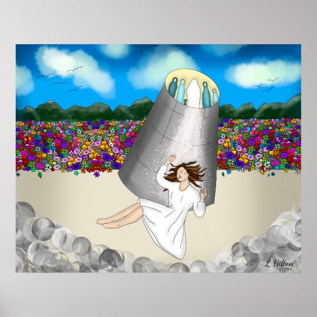 Poster Art de l'expérience de la mort proche | La vie apr (Devant)