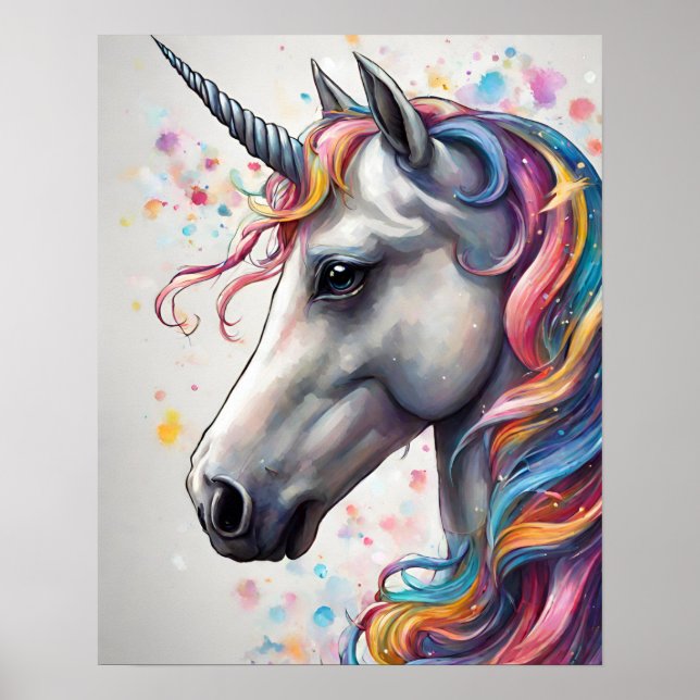 Poster ART DE L'image UNICORN (Devant)
