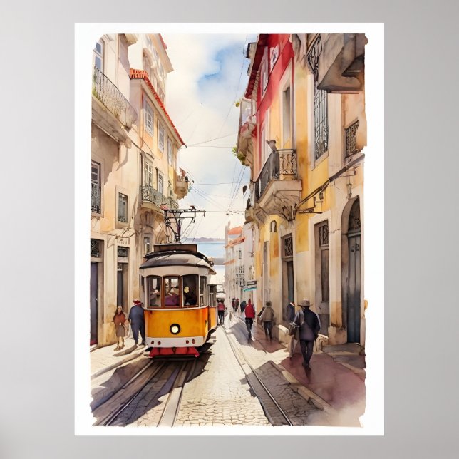 Poster Art de Lisbonne (Devant)